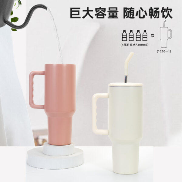 Wholesale Tumbler of Third-generation Handle Cups with Large Capacity 304 Stainless Steel Ice Bullies Cup