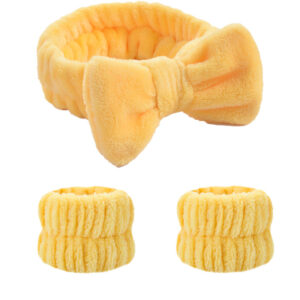 #7 Yellow Hair Band 1 Wrist Band 2 (Flat Car Seam Interface)