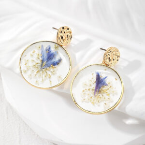 Blue and white flowers