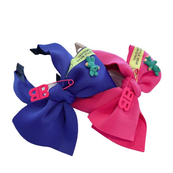 O1CN01hA1f9H1Bs2mlhZ8Ka_0-0-cib Wholesale Cartoon Three-dimensional Bow Space Cotton Hairband