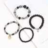 Wholesale Bohemian Butterfly Shell Love Multi-layered Bracelet