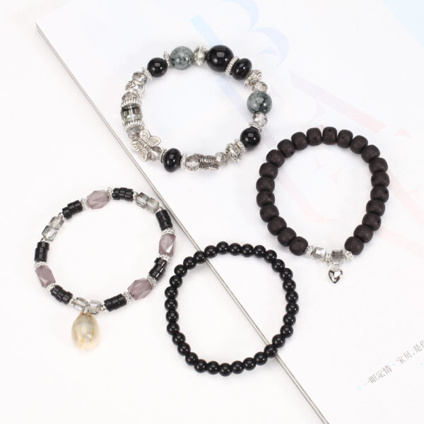 Wholesale Bohemian Butterfly Shell Love Multi-layered Bracelet