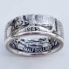 Wholesale Dollar Engraved 1945 Alloy Ring
