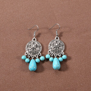 13-antique turquoise earrings