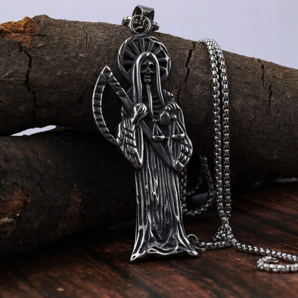 O1CN01hCEXqa1de8DmP5Y7A_2249443760-0-cib-1 Wholesale Reaper Sickle Necklace Pendant Vintage Punk Alloy Necklaces