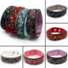 Wholesale Leather Inlaid Gravel Bracelet