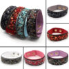Wholesale Leather Inlaid Gravel Bracelet
