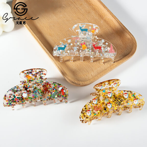 O1CN01hEesZQ25AdoFHaHVz_2212693817486-0-cib Wholesale Christmas Acrylic Hair Clips