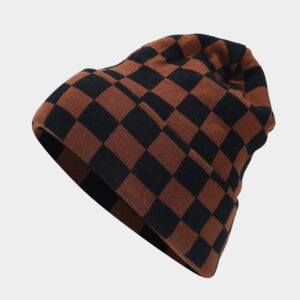 Black brown plaid / M(56-58cm)