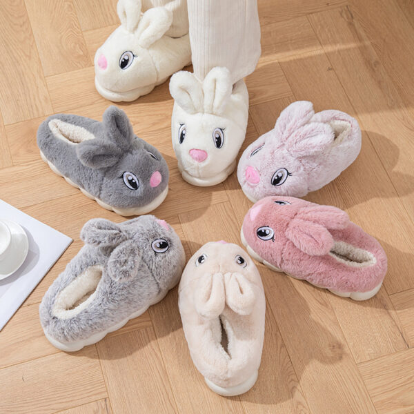 Wholesale Plush Non-slip Winter Cartoon Paw Slippers