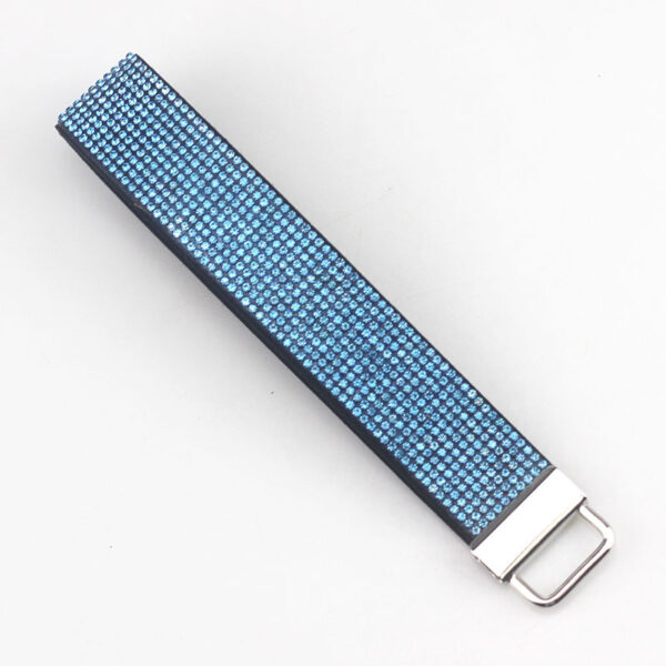 Wholesale Diamond Bracelet Leather Keychain