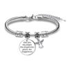 Wholesale You are my angel Stainless Steel Lettering Bracelet