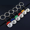 Wholesale Zinc Alloy Car Modified Brake Disc Key Chain