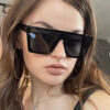 Wholesale PC Ocean Film Square Big Frame Sunglasses