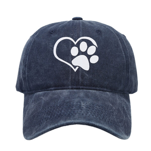 Wholesale Love Dog Claw Soft Top Cotton Baseball Hat