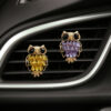 Wholesale Metal Rhinestone Owl Car Aroma Decoration Clip