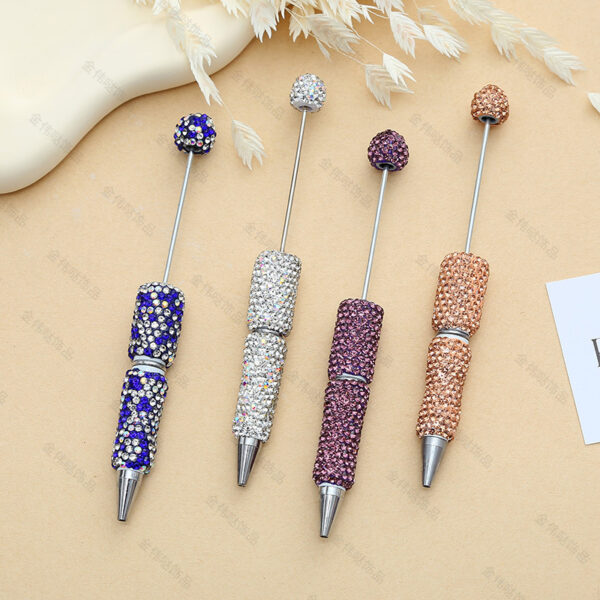 Wholesale Beadable Pens DIY Rhinestones Handmade Rhinestones Ballpoint Pen