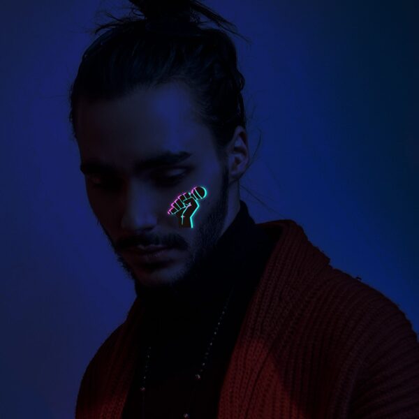 Wholesale Music Festival Concert Luminous Waterproof Tattoo Stickers