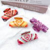 Wholesale Valentine's Day Love 8.7CM Acrylic Hair Clip
