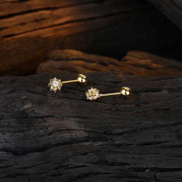 Wholesale Geometric Squares Copper Earrings