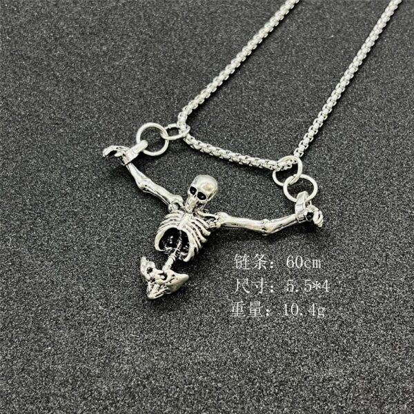 O1CN01hSJYSQ1Vp6eSstGcz_2215648452701-0-cib Wholesale Vintage Skull Halloween Necklace