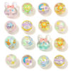 O1CN01hSWBp71kwdNmZyLpa_4000034748-0-cib Wholesale Acrylic Colorful Graffiti Round Beads Rabbit Beads