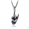 Wholesale Alloy Rock Love You Gesture Men's Pendant Necklace