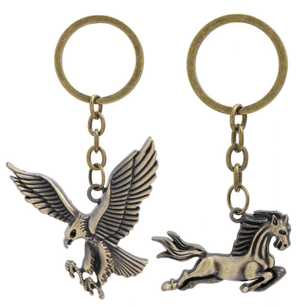 O1CN01hUMgH01Tbi4XceW4T_3526852401-0-cib Wholesale Alloy Pony Flying Eagle Keychain