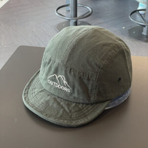 Mountain peak soft short brim peaked cap-Army Green / Adjustable