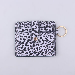 Black and white leopard print
