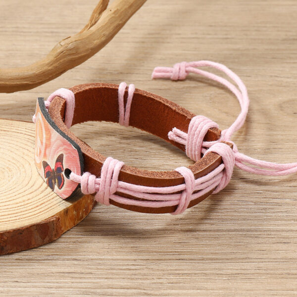 O1CN01hVZ7on23CM81j2kkM_954827219-0-cib Wholesale Butterfly Leather Bracelet