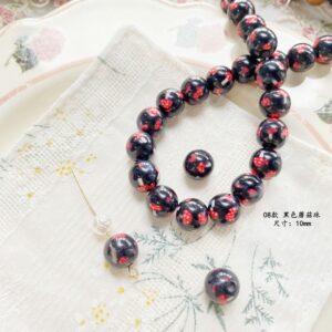 08 black mushroom beads (1)