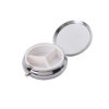 O1CN01hW2eS21v2GEC6U4M8_2207794686114-0-cib Wholesale Diamond-encrusted Round Three-compartment Metal Pill Box