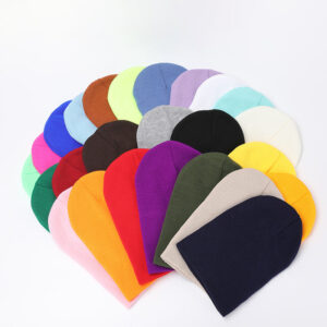 Wholesale Solid Colored Wool Knitted Hats