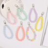 Wholesale Acrylic Candy Color Beaded Bracelet Keychains