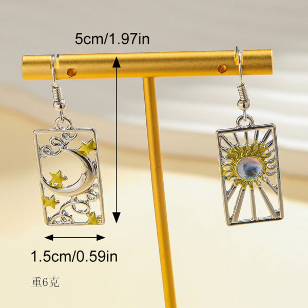 Wholesale Beautifully Personalized Moon Star Sun Earrings