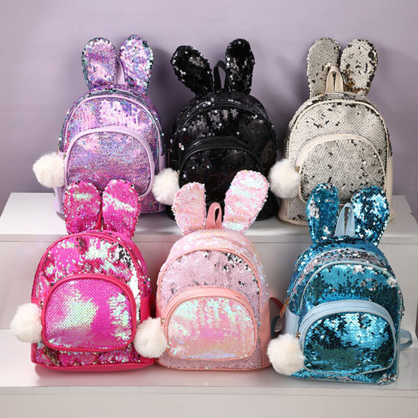 O1CN01hXAOMn1elHnWazqaR_2862493911-0-cib-1 Wholesale PU Rabbit Sequin Kids Bag