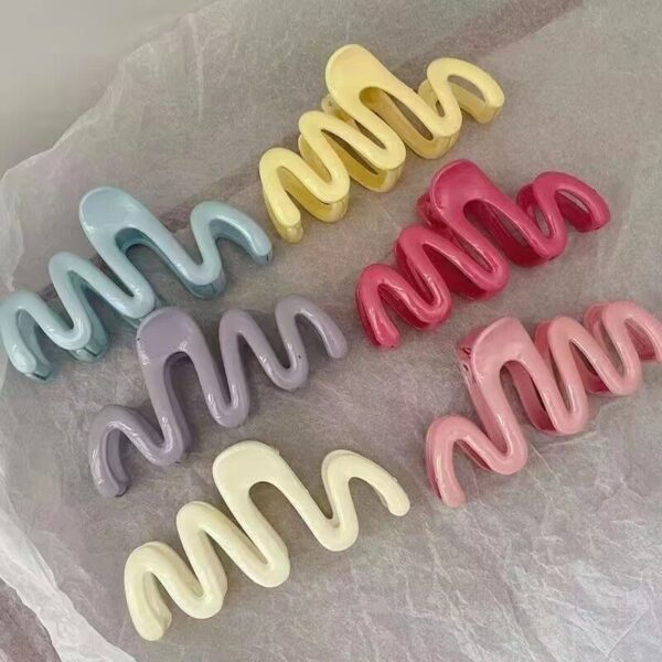 O1CN01haMPp11oPR7wZdY3n_2211894625217-0-cib Wholesale Dopamine Wavy Line Hair Clips