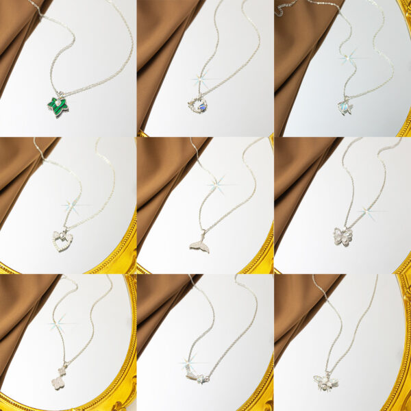 Wholesale Simple and Color Preserving Titanium Steel Women's Versatile Niche High End Exquisite Light Luxury Versatile Simple Necklace