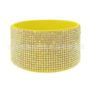 AB yellow flat bottom drill/yellow cup sleeve