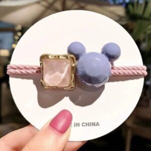 Pink line colorful mickey