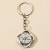 Wholesale of New Alloy Rotating Compass Keychains