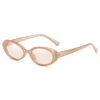 Wholesale PC Retro Oval UV Resistant Sunglasses
