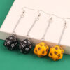 Wholesale Polygon Dice Acrylic Earrings