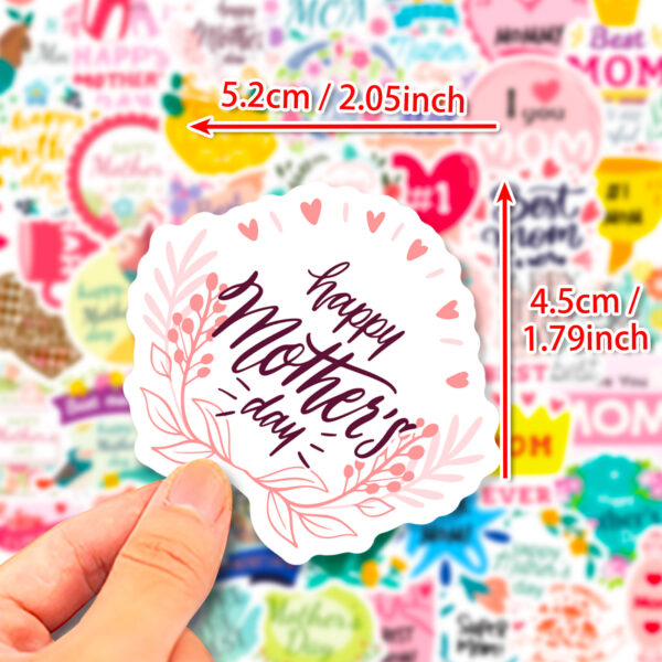Wholesale Mother's Day English Alphabet Holiday Decoration Stickers