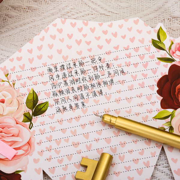 O1CN01hiQ1SG2NiDueXM2E9_1036849996-0-cib Wholesale Mother's Day Teacher's Day Paper 3D Flower Bundle Bowtie Gold Plated Greeting Cards