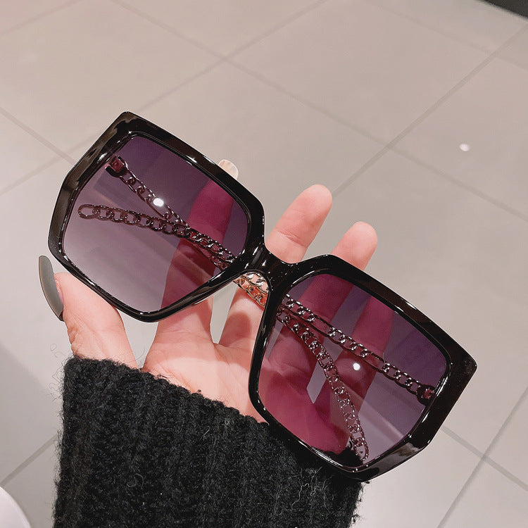 Wholesale Chain Large Box Ladies' Sunglasses