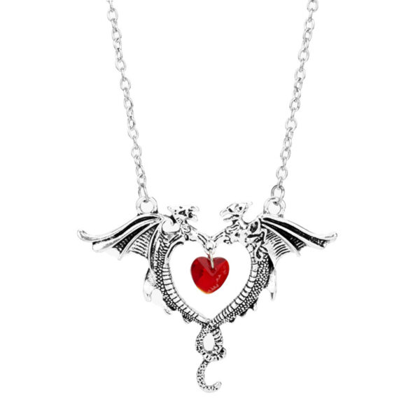 Wholesale Punk Gothic Dark Owl Necklace