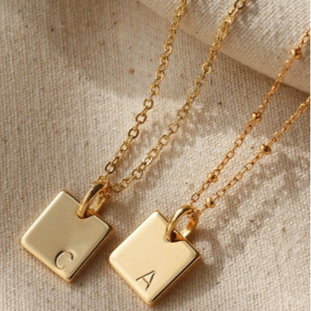 Wholesale English Alphabet Stainless Steel Necklaces