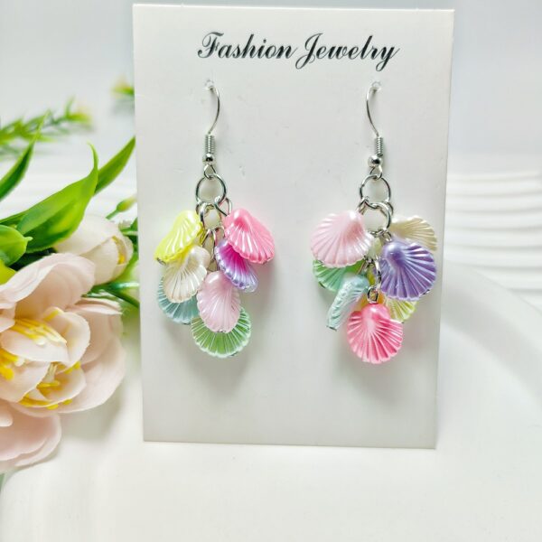 O1CN01hlbc7e1pLbWiSA1sp_2217079355344-0-cib Wholesale Popular Ocean-style Bohemian Earrings, Holiday Pastoral Style, Retro Handmade Earrings